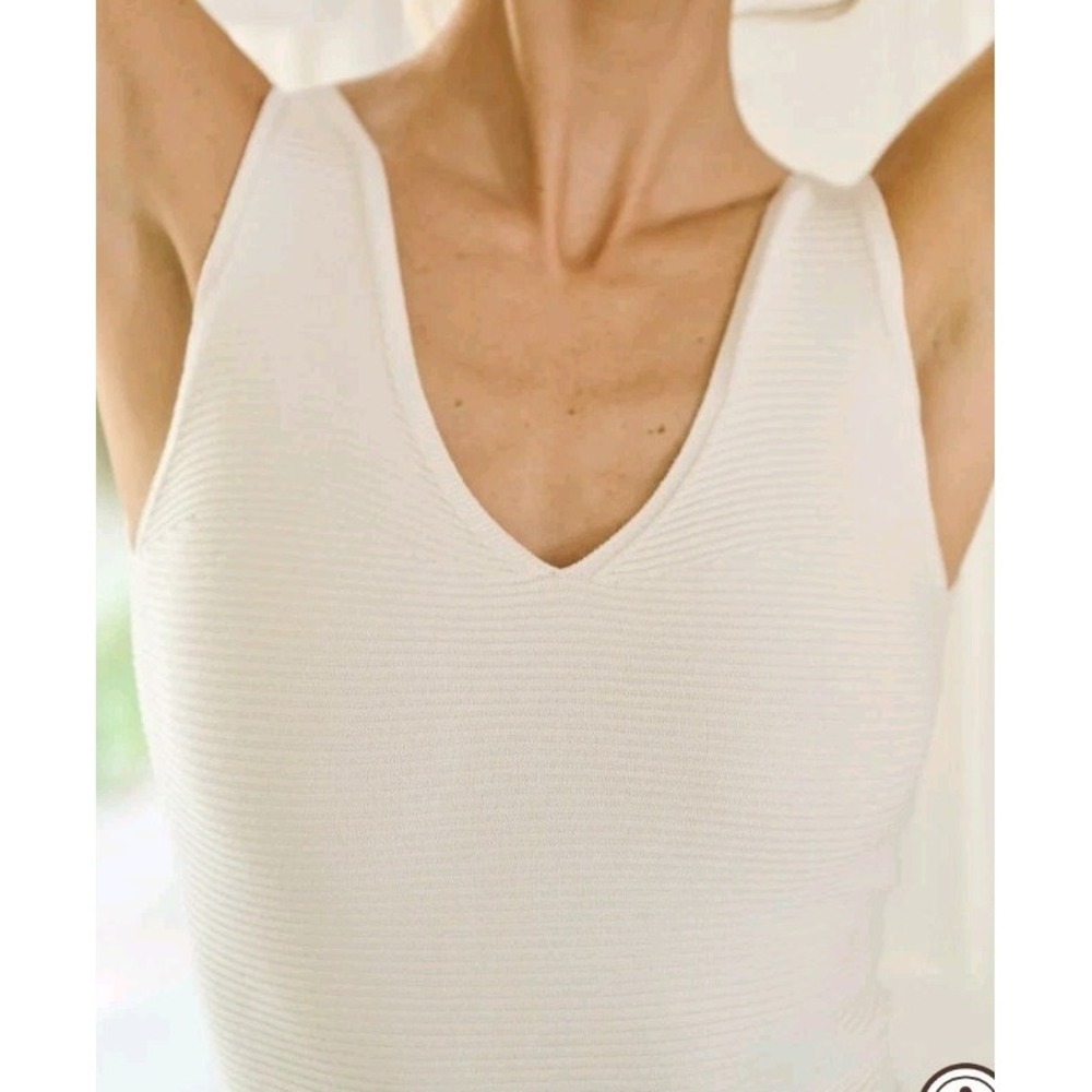 Julia Amory Eden Tank Women's Size Medium Ribbed Sweater Tank - Picture 2 of 9